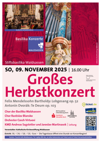 Velký podzimní koncert 2025 - plakát